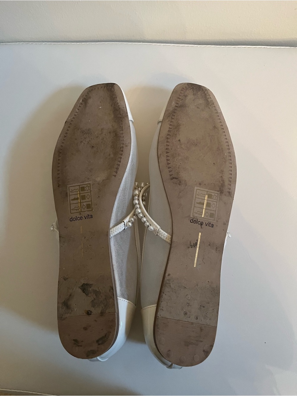 Dolce Vita Rollin Pearl Mesh Ballet Flats - Picture 7 of 9